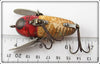 Heddon Red & White Shore Crazy Crawler