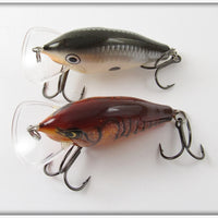 Rapala Natural Crawdad & Grey Scale Scatter Rap Pair