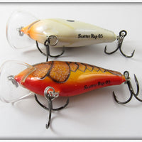 Rapala Natural Crawdad & Grey Scale Scatter Rap Pair