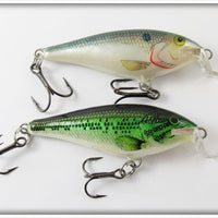 Rapala Natural Shad & Natural Bass Shad Rap Lure Pair