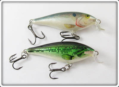 Rapala Natural Shad & Natural Bass Shad Rap Lure Pair