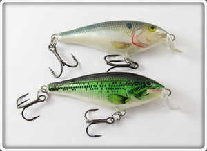 Rapala Natural Shad & Natural Bass Shad Rap Lure Pair