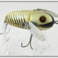 Vintage Heddon Silver Shore Crazy Crawler Lure