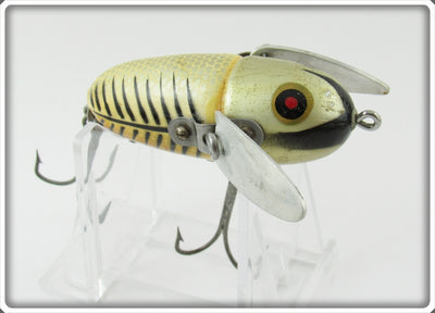 Vintage Heddon Silver Shore Crazy Crawler Lure