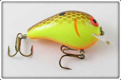 Bomber Yellow Brown Scale Square A Lure