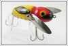 Heddon Yellow Red Head Black Pupil Crazy Crawler Lure