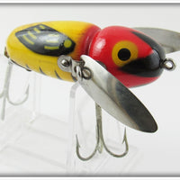 Heddon Yellow Red Head Black Pupil Crazy Crawler Lure
