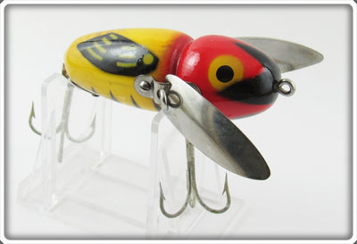Heddon Yellow Red Head Black Pupil Crazy Crawler Lure