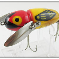 Heddon Yellow Red Head Black Pupil Crazy Crawler