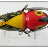 Heddon Yellow Red Head Black Pupil Crazy Crawler