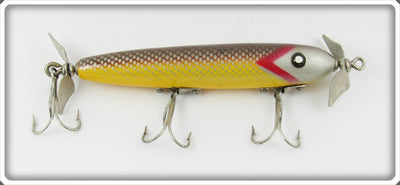 Vintage Paw Paw Silver Scale Aristocrat Torpedo Lure 