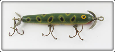 Vintage Barracuda Bait Co Frog Spot Torpedo Lure
