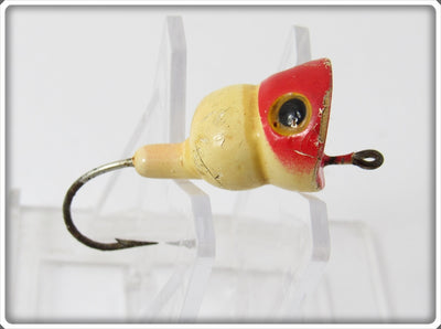 Fred Arbogast Red & White Flyrod Hula Popper