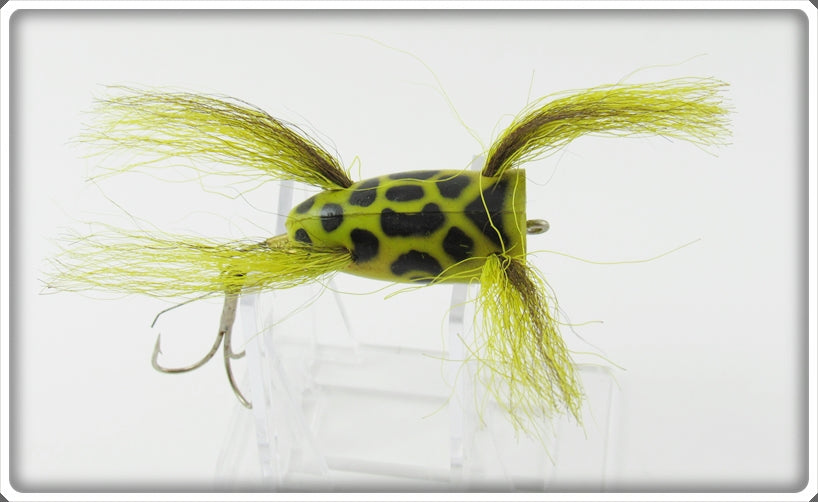 Vintage Unknown Green Frog Popper Lure