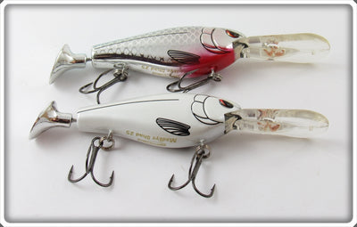 Spro White & Chrome Madeye Shad Lure Pair