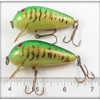 Norman Fire Tiger Glitter Wake N Bait Pair