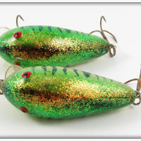 Norman Fire Tiger Glitter Wake N Bait Pair