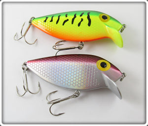 Storm Purple & Fire Tiger Thin Fin Lure Pair 