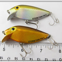 Storm Gold & Yellow Thin Fin Pair