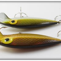 Storm Gold & Yellow Thin Fin Pair
