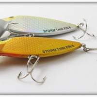 Storm Gold & Yellow Thin Fin Pair