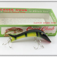 Vintage Creek Chub Perch Spinning Nikie Lure In Box 