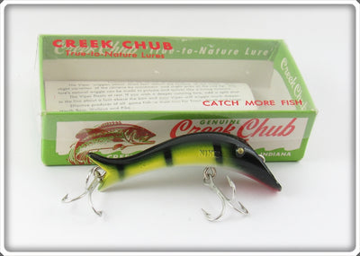 Vintage Creek Chub Perch Spinning Nikie Lure In Box 