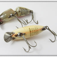 Heddon River Runt Pair: Spook Ray Red White & Shiner Scale
