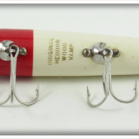 Heddon Red & White Original Wood Vamp