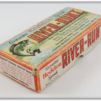 Heddon Silver Shore Midget Go Deeper River Runt Empty Box