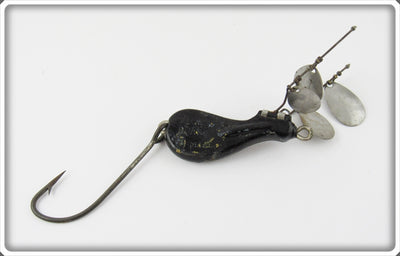 Vintage Jack's Black Dual Spinner Lure