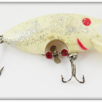 Vintage Poe's Ghost Silver Glitter Loco Motion Lure