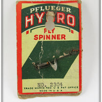Vintage Pflueger Hydro Fly Spinner On Card