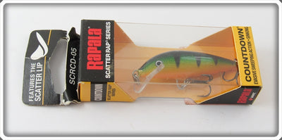 Rapala Perch Scatterrap Countdown Lure In Box