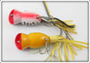 Arbogast Perch & Coachdog Fly Rod Hula Popper Pair