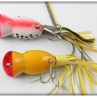 Arbogast Perch & Coachdog Fly Rod Hula Popper Pair