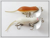 Arbogast Brown & White Jittermouse Lure Pair