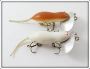 Arbogast Brown & White Jittermouse Lure Pair
