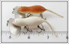 Arbogast Brown & White Jittermouse Pair