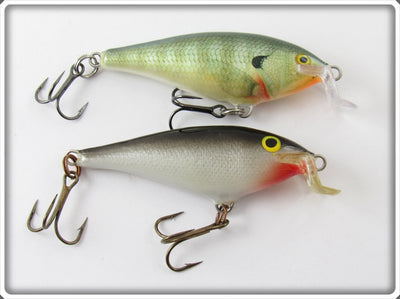 Rapala Natural & Silver Black Shad Rap Pair