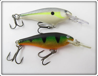 Rapala Perch & Natural Shad Rap Lure Pair