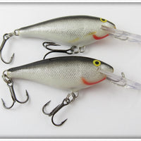 Rapala Silver/Black Shad Rap Lure Pair
