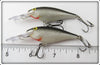 Rapala Silver/Black Shad Rap Pair