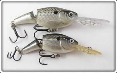 Rapala Natural Finish Jointed Shad Rap Lure Pair