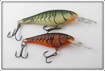 Rapala Natural Crawdad Shad Rap Lure Pair