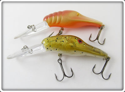 Norman Yellow & Tan Magnet Crawdad Lure Pair