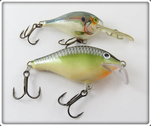 Rapala Natural Finish Scatter Rap & Small Minnow Lure Pair