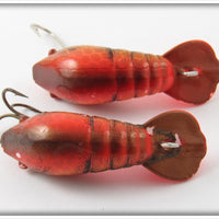 Unknown Red & Orange Crawdad Pair