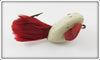 Vintage Jamison Red & White Coaxer Lure 