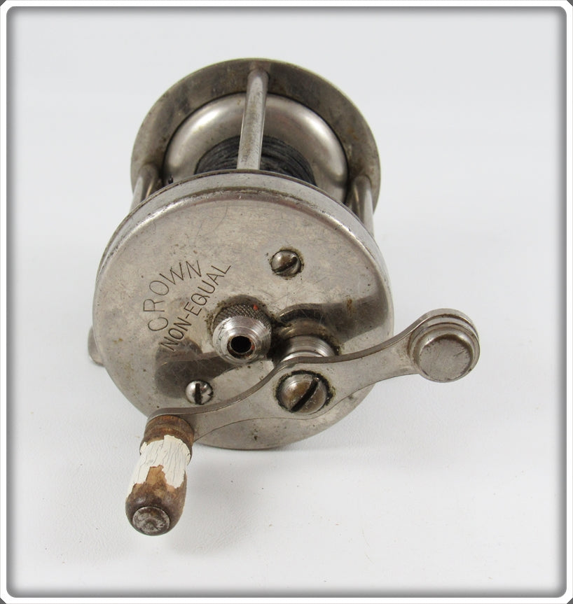 Vintage Crown Non Equal Baitcasting Reel 